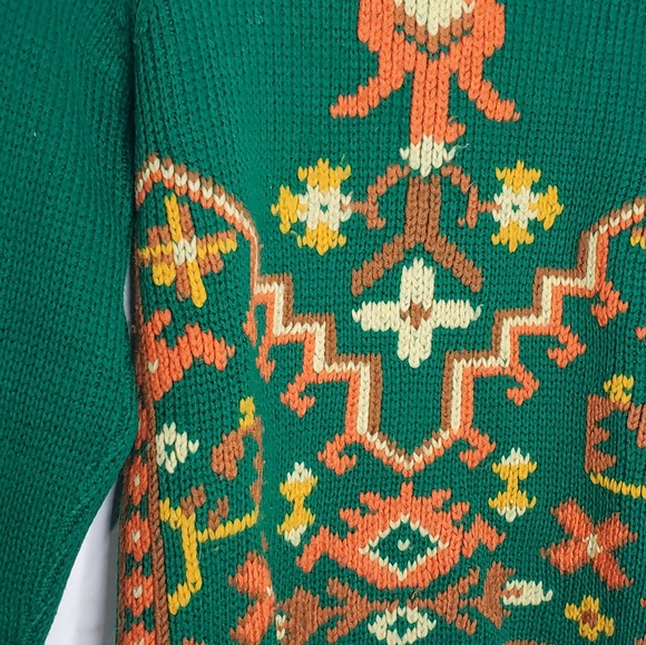 100% Virgin wool Vintage sweater - Picture 4 of 5
